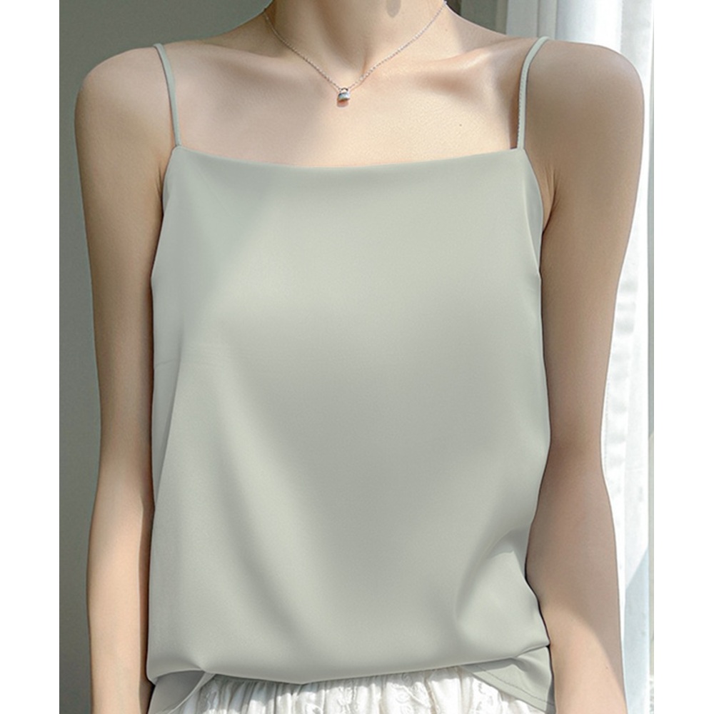 キャミソール カップなし 通販 サテン キャミ サテンキャミ さらさら 透けにくい レディース トップス インナー 大人 かわいい きれいめ 上品 シンプル |  | 06
