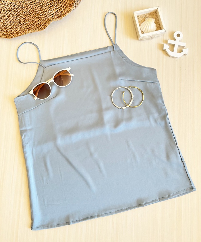 キャミソール カップなし 通販 サテン キャミ サテンキャミ さらさら 透けにくい レディース トップス インナー 大人 かわいい きれいめ 上品 シンプル |  | 18