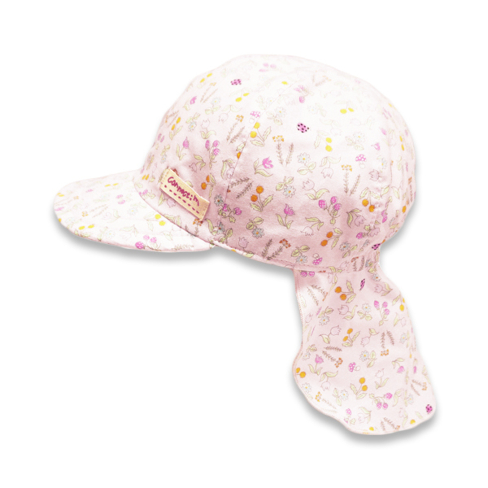 帽子 connect m 帽子 キッズ ゴム付き 通販 幼児 子供 こども 子ども キャップ ぼうし トドラーバオバブ あごゴム UVカット 日本製 つば 日よけ 首 綿 コットン |  | 02