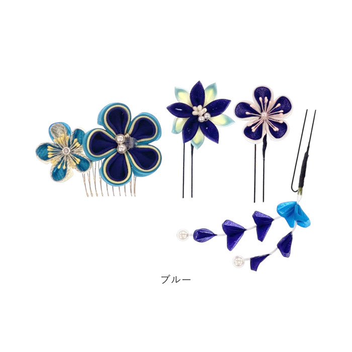 和装 髪飾り 通販 ヘアアクセサリー ヘアアクセ つまみ細工 へッドアクセサリー 着物 髪飾りセット uピン コーム ピン ヘアピン まとめ髪 お団子 ヘア 和装 |  | 15