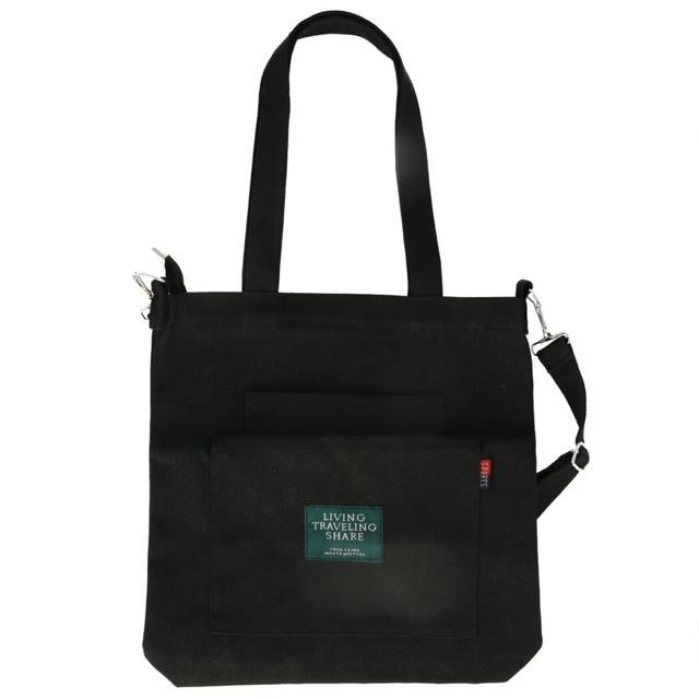 キャンバス 2way トートバッグ ファスナー付き レディース 通販