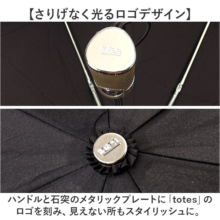 トーツ totes 自動開閉 折りたたみ傘 8411 通販 おりたたみ傘 折り畳み傘 折畳み傘 傘 紳士傘 折りたたみ おりたたみ 折り畳み ワンタッチ開閉式 トーツ | BACKYARD FAMILY | 17