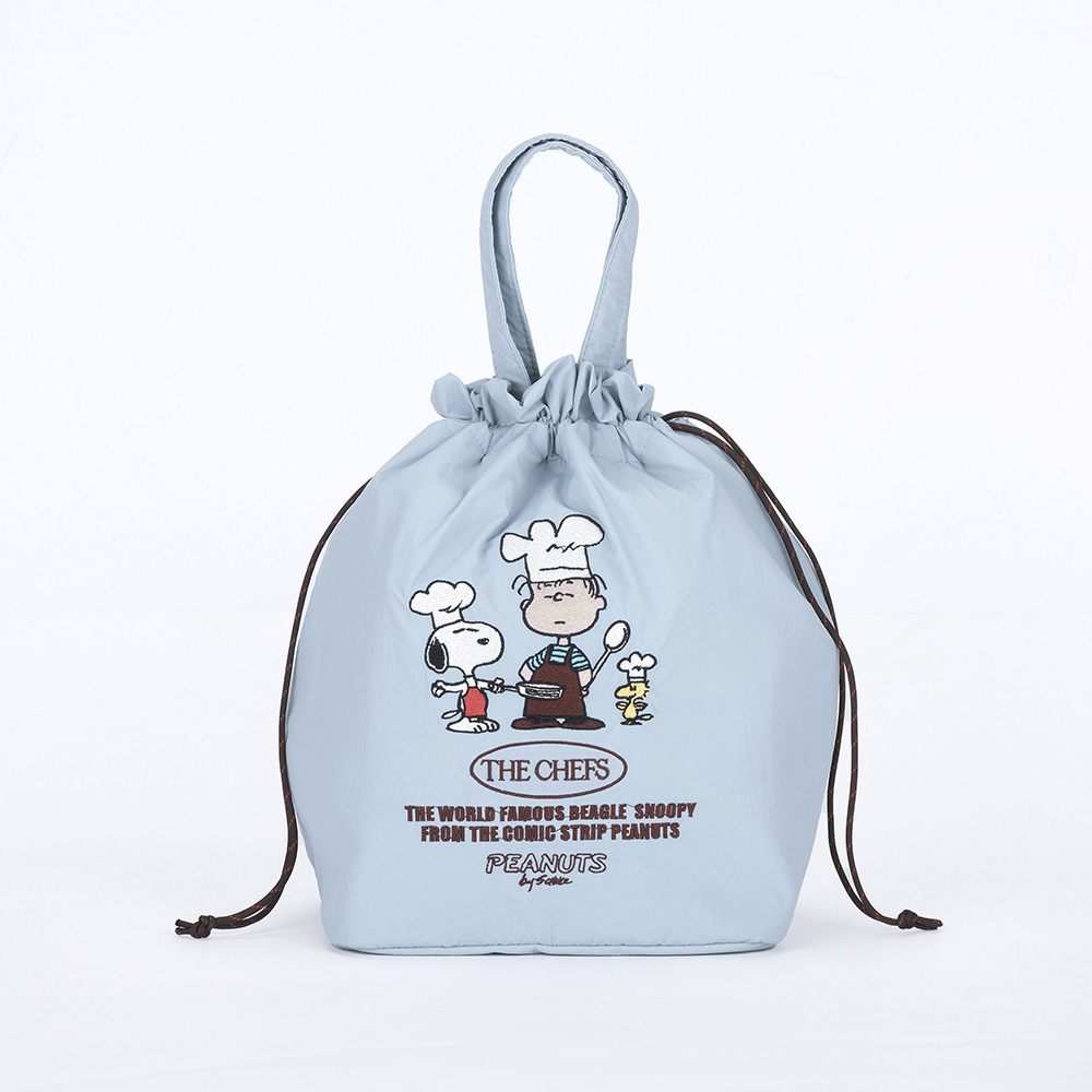 スヌーピー ランチバッグ 通販 ランチトート ランチトートバック 弁当袋 ランチ巾着袋 巾着バッグ 保冷バッグ 巾着トートバッグ 保冷 保温 スヌーピー | PEANUTS | 02