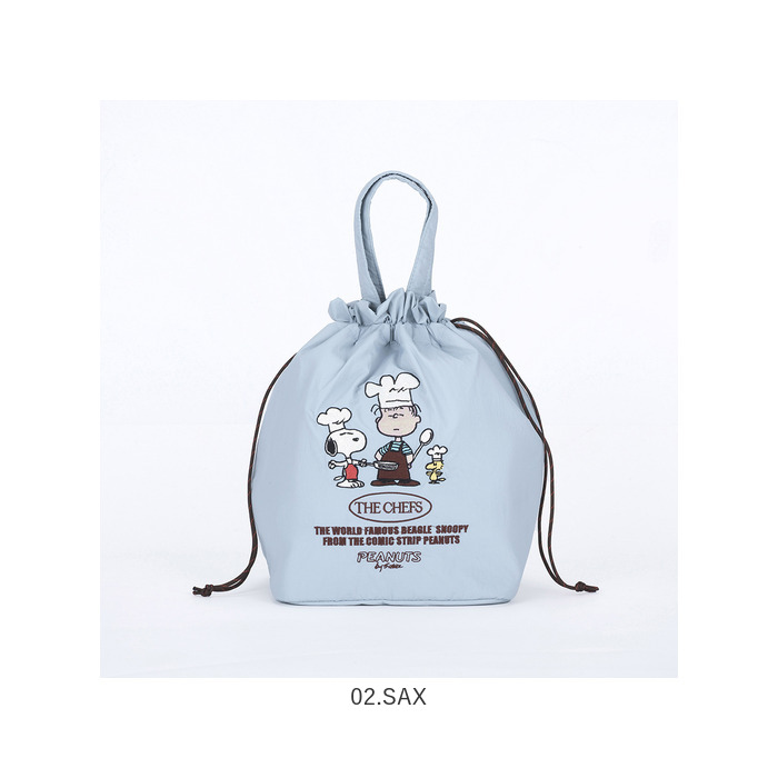 スヌーピー ランチバッグ 通販 ランチトート ランチトートバック 弁当袋 ランチ巾着袋 巾着バッグ 保冷バッグ 巾着トートバッグ 保冷 保温 スヌーピー | PEANUTS | 16