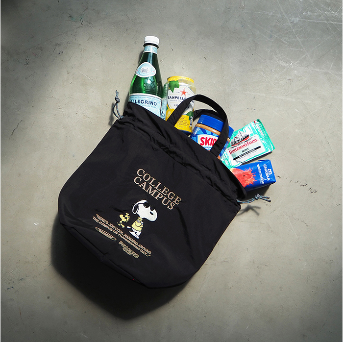 スヌーピー ランチバッグ 通販 ランチトート ランチトートバック 弁当袋 ランチ巾着袋 巾着バッグ 保冷バッグ 巾着トートバッグ 保冷 保温 スヌーピー | PEANUTS | 12