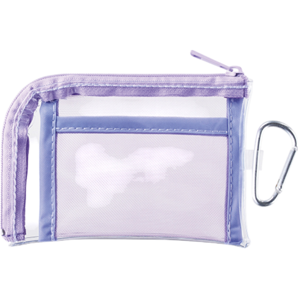 クリア ポーチ アクスタケース 通販 アクスタポーチ 缶バッチ 推し活 推しカラー 推し活グッズ アクスタ トレカ クリアポーチ カラビナ付 グッズ 推し色 クリア | BACKYARD FAMILY | 05