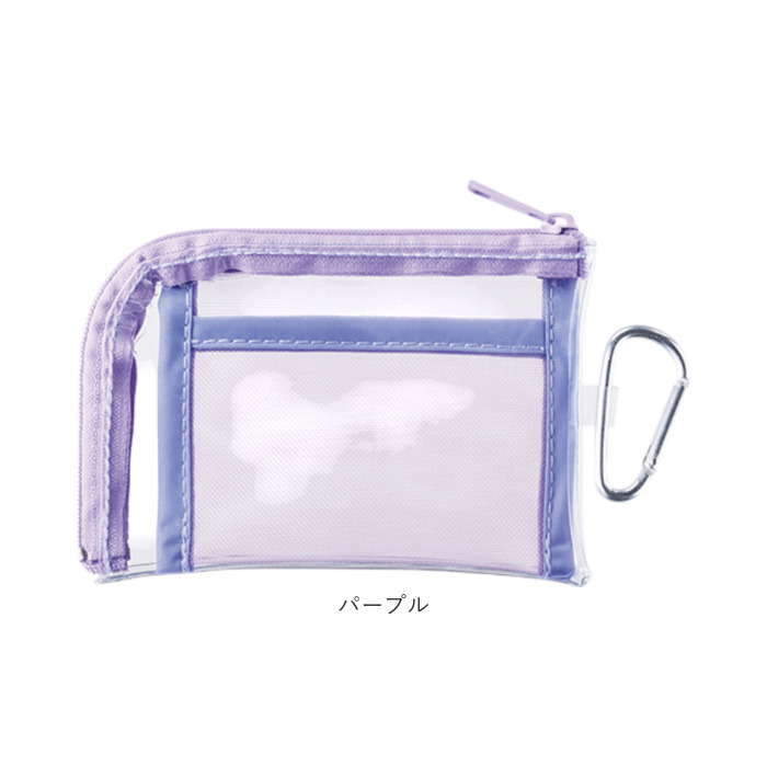 クリア ポーチ アクスタケース 通販 アクスタポーチ 缶バッチ 推し活 推しカラー 推し活グッズ アクスタ トレカ クリアポーチ カラビナ付 グッズ 推し色 クリア | BACKYARD FAMILY | 22