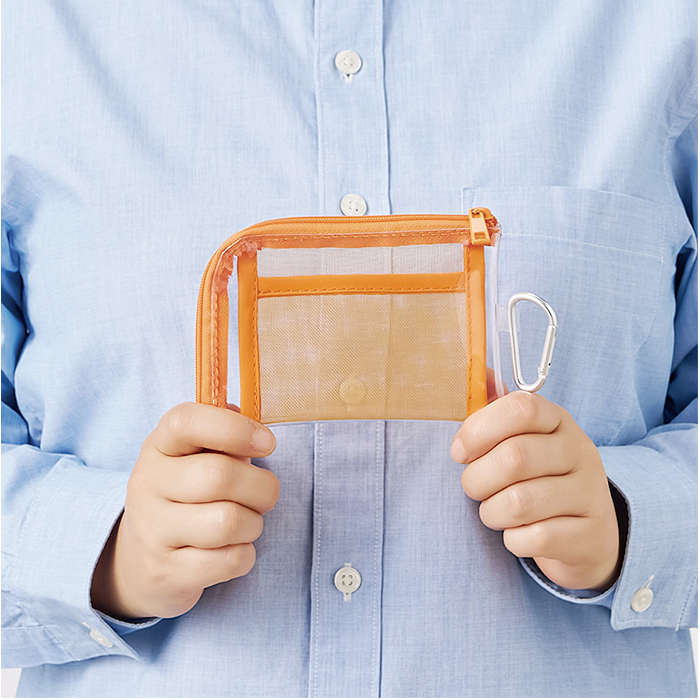 クリア ポーチ アクスタケース 通販 アクスタポーチ 缶バッチ 推し活 推しカラー 推し活グッズ アクスタ トレカ クリアポーチ カラビナ付 グッズ 推し色 クリア | BACKYARD FAMILY | 17