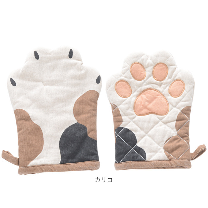 AND PACKABLE アンドパッカブル 鍋つかみ ミトン 猫モチーフ 通販 キッチンミトン なぺつかみ 片手ミトン カフェミトン グリルミトン 猫 ネコ ねこ | AND PACKABLE | 11
