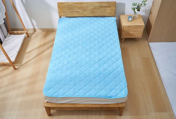 敷きパッド ダブル 通販 パイル生地 パイル地シーツ パットシーツ ベッドシーツ ベッドパット 敷きパット タオル敷パッド 通気性 柔らかい シーツ 敷きパッド |  | 14