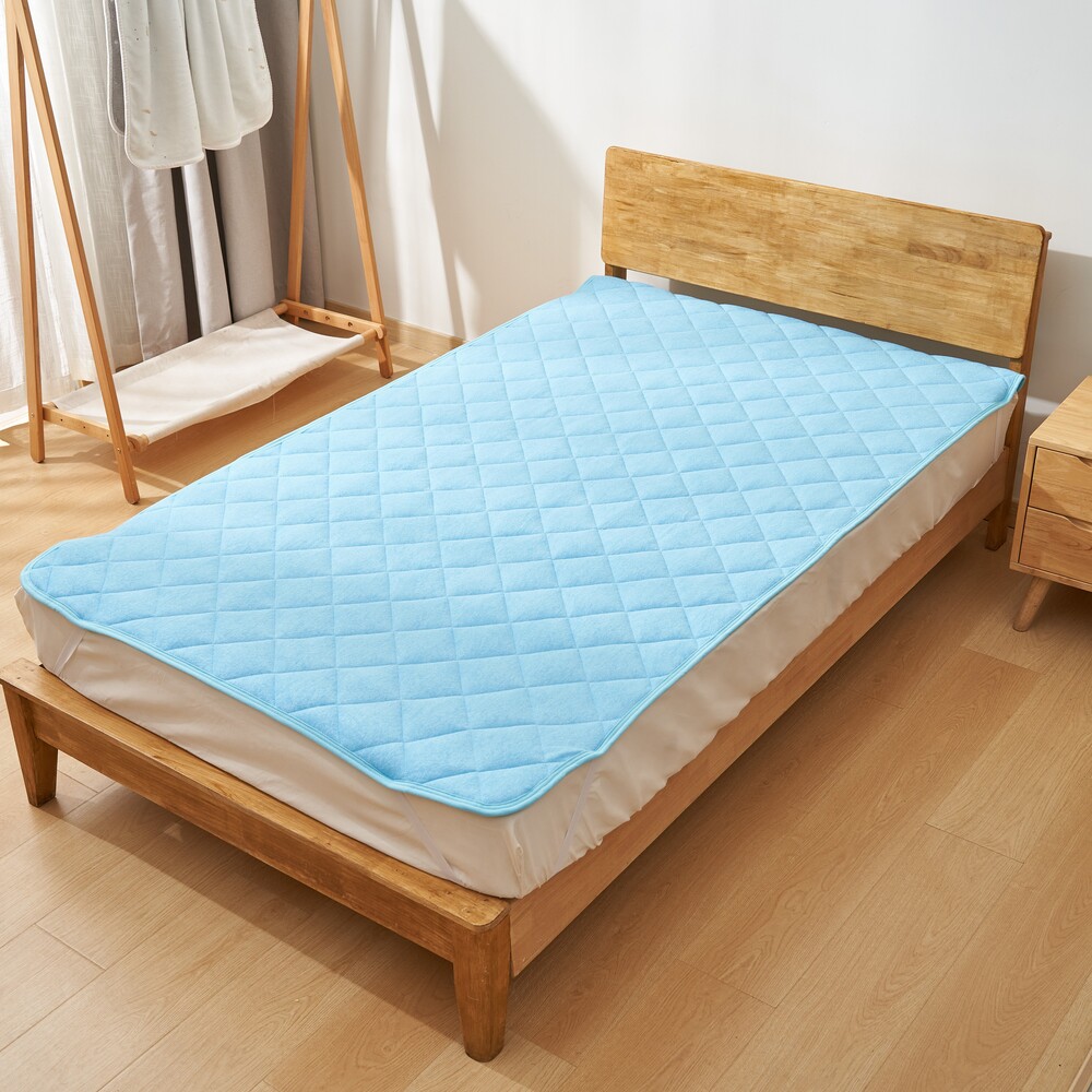 敷きパッド セミダブル 通販 パイル地シーツ ベッドパット パイル生地 パットシーツ ベッドシーツ 敷きパット タオル敷パッド オールシーズン シーツ 敷きパッド |  | 01