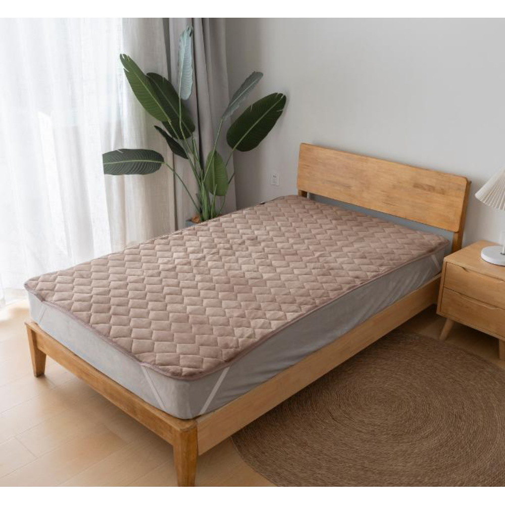 敷きパッド シングル フランネル 通販 敷パット ベッドパッド 敷き毛布 厚手 あたたかい 暖かい あったか 保温 蓄熱 軽量 軽い 暖か ふわふわ 敷きパッド |  | 02