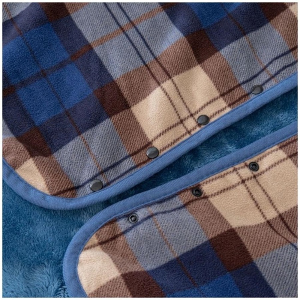 ブランケット ひざ掛け 通販 膝掛け 膝掛 ひざかけ 毛布 あたたかい 暖かい あったか 軽量 軽い 保温 ボタン付き ポケット付き スナップボタン ブランケット |  | 04