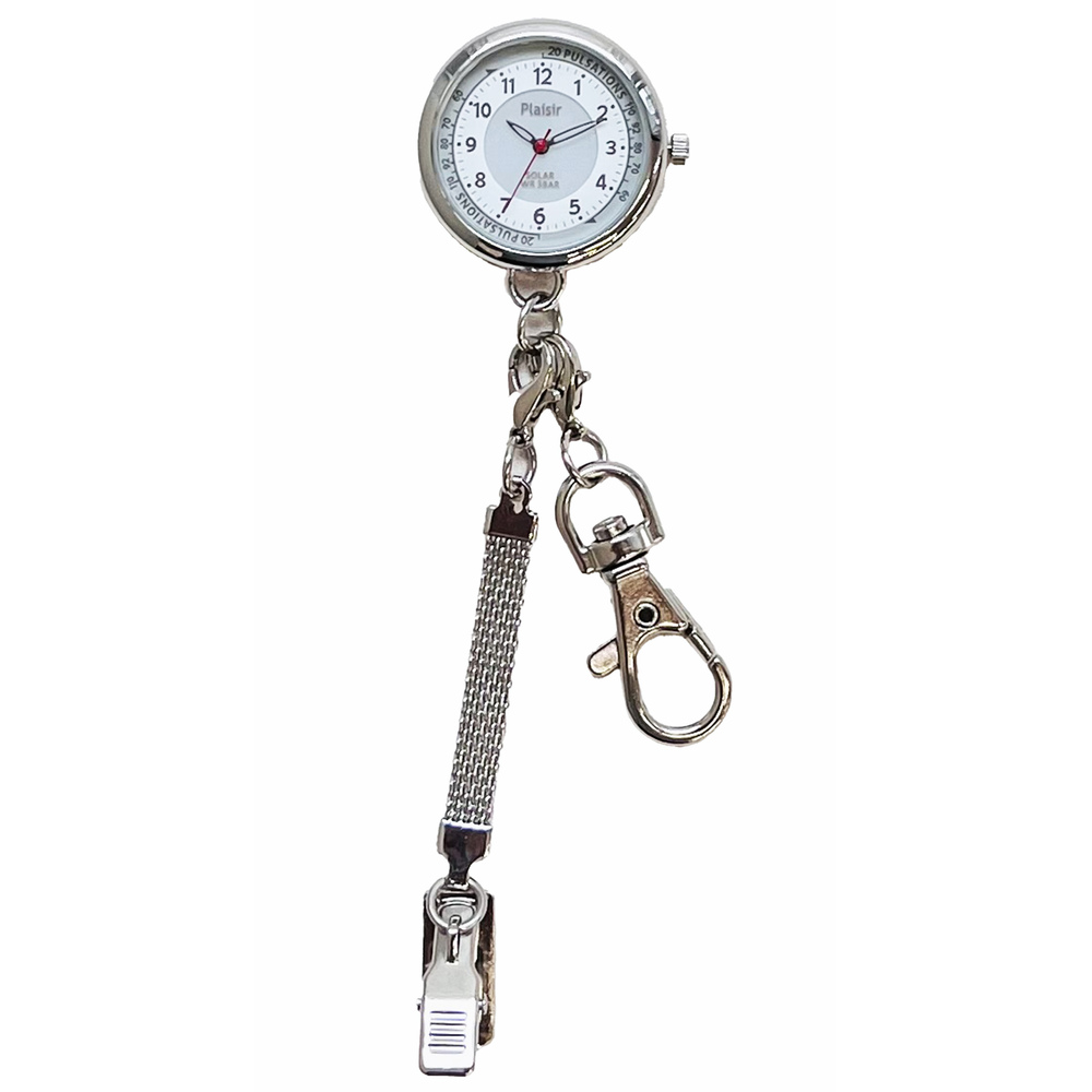 時計 plaisir 時計 通販 懐中時計 チェーンウォッチ ナースウォッチ ソーラー 3気圧防水 蓄光ダイヤル仕様 プレジール TSS-903 アナログ 3針 キーホルダー |  | 01