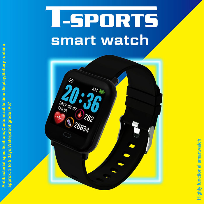 クレファー 腕時計 CREPHA TS-SMW002 通販 スマートウォッチ スポーツウォッチ デジタル シリコン メンズ レディース デジタルウォッチ T-SPORTS 時計 防水 |  | 10