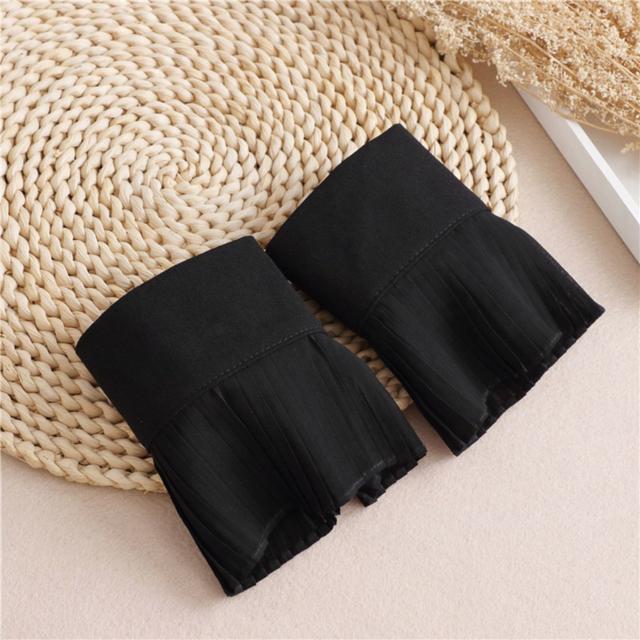 付け袖 通販付け袖 レース つけ袖 つけそで 重ね着風 袖 そで フリル 総レース付け袖 二重袖 レイヤード アクセサリー 春 秋 冬 ロリータ 服 かわいい 付け袖 | BACKYARD FAMILY | 05