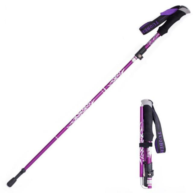 トレッキングポール 通販トレッキングポール 折りたたみ 登山ストック ステッキ ストック 杖 山登り アルミ製 軽量 持ち運び 収納ケース付き トレッキングステ | BACKYARD FAMILY | 04