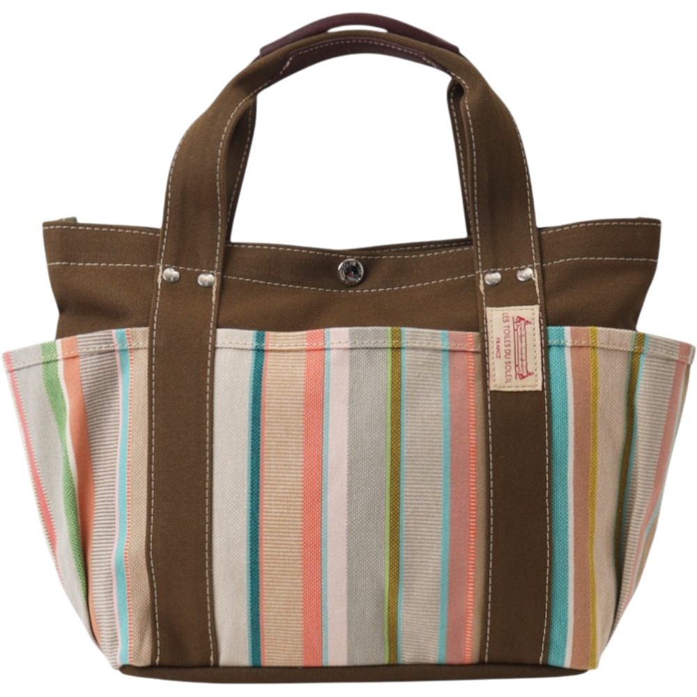 トートバッグ レディース 通販 les toiles du soleil レトワール デュ ソレイユ ブランド ミニトート 小さめ 横 キャンバス おしゃれ かわいい ミニバッグ | LES TOILES DU SOLEIL | 05