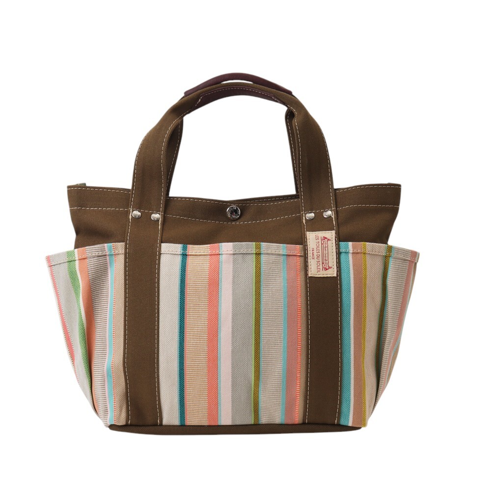 トートバッグ レディース 大きめ 通販 a4 横 大学生 通勤 通学 キャンバス ブランド LES TOILES DU SOLEIL オシャレ カワイイ 大容量 カラフル 大人 | LES TOILES DU SOLEIL | 04