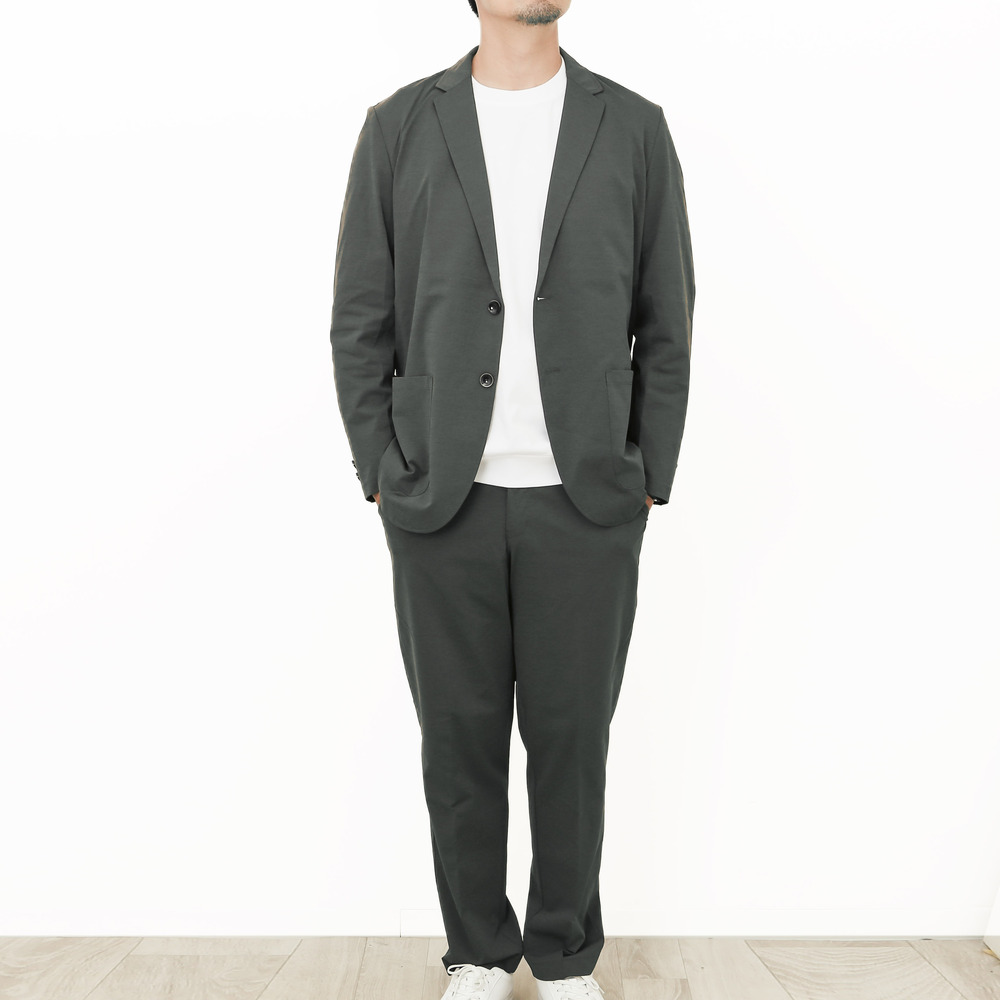 URBAN SQUARE セットアップ 3433 通販 アーバンスクエア スーツ テーラードジャケット カジュアルセットアップ カジュアルスーツ メンズ 接触冷感 通勤 |  | 03