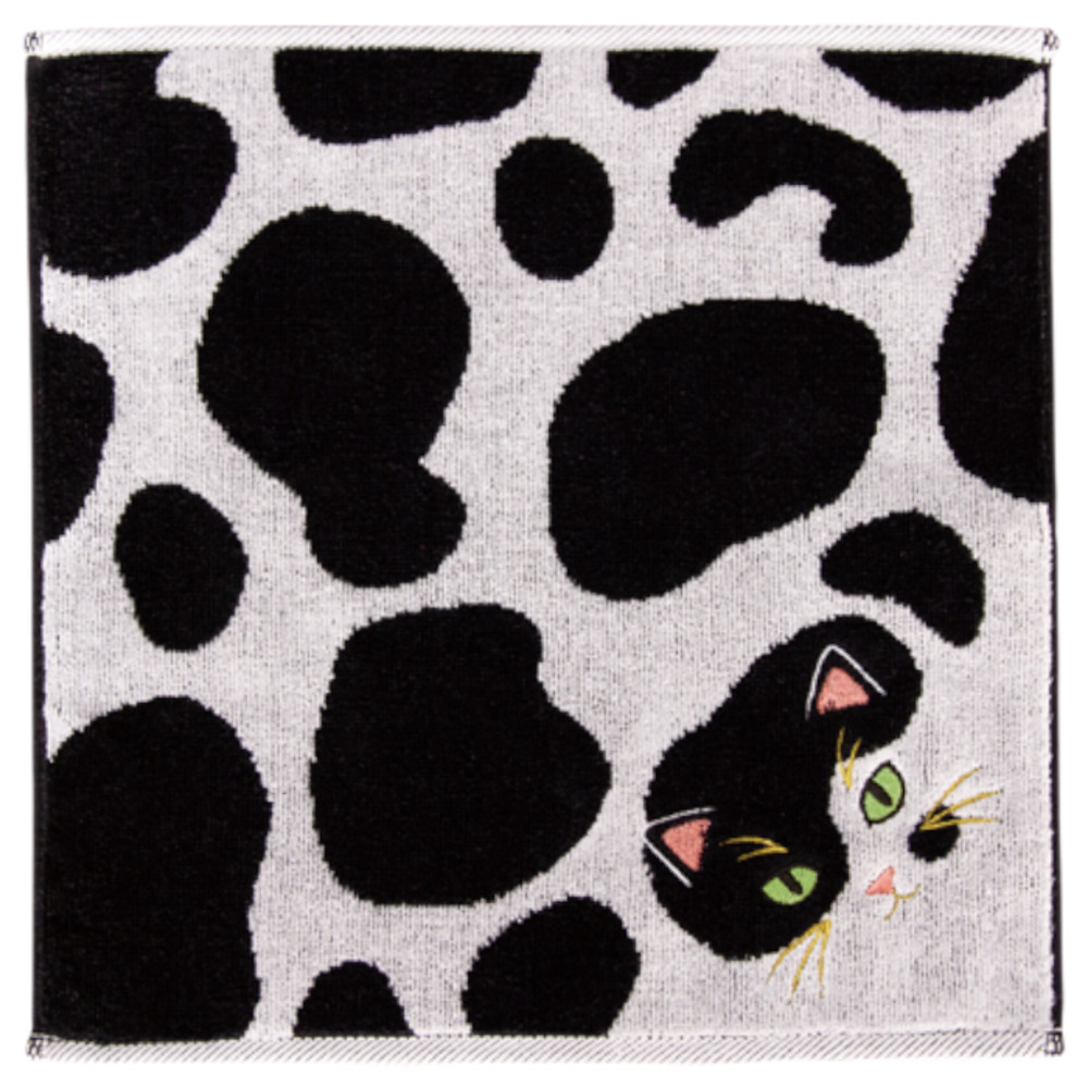 今治タオル ハンカチ 25cm×25cm 通販 日本製 プレーリードッグ UNJ-80 毛並みハンカチ タオルハンカチ ハンドタオル ハンカチタオル 猫 ねこ 刺繍 今治タオル |  | 02