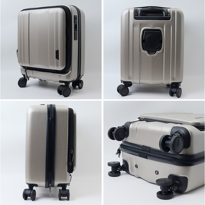 スーツケース フロントオープン 通販 キャリーケース キャリーバッグ baggex バジェックス 05-5209 メンズ sサイズ 機内持ち込み 静音 軽量 スーツケース |  | 15