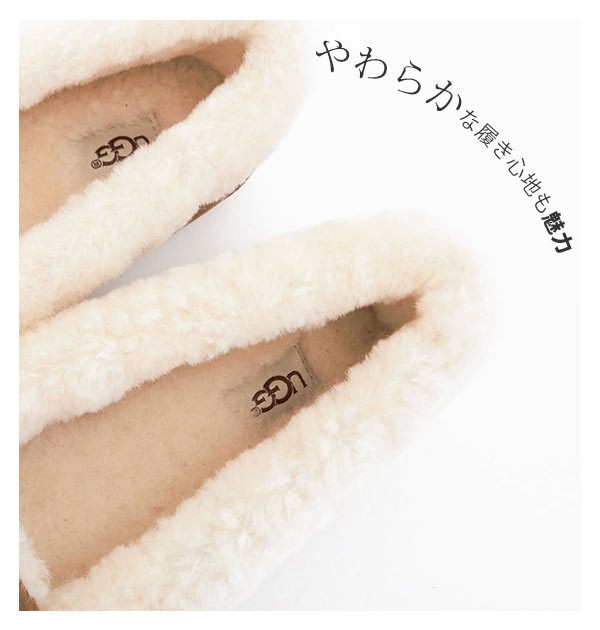 UGG モカシン レディース アグ ソラーナ スリッポン リボン 本革