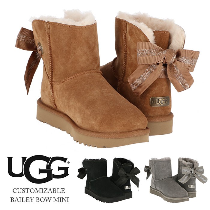 UGG “W BAILEY BOW” ムートンブーツ 25cm レディース 楽天市場】アグ 大人用 ベイリーボウ II ショート ムートンブーツ