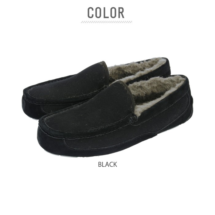 ugg アグ モカシン メンズ 通販 内ボア スリッポン 約 25cm 約 26cm 約 