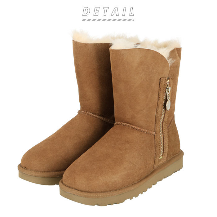 限定価格 美品 UGG ムートンブーツ SPARKLE ZIP UGG（アグ） ブーツ 通販 レディース ムートンブーツ 本革 シープ