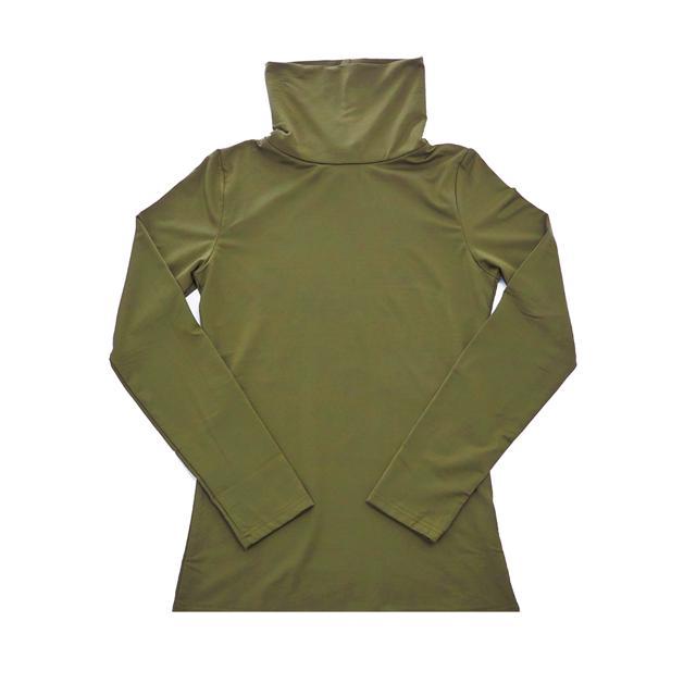 裏起毛 カットソー 大きいサイズ レディース 通販 あったか 暖か 暖かい インナー トップス タートルネック クルーネック Vネック ハイネック モコモコ 裏起毛 |  | 04