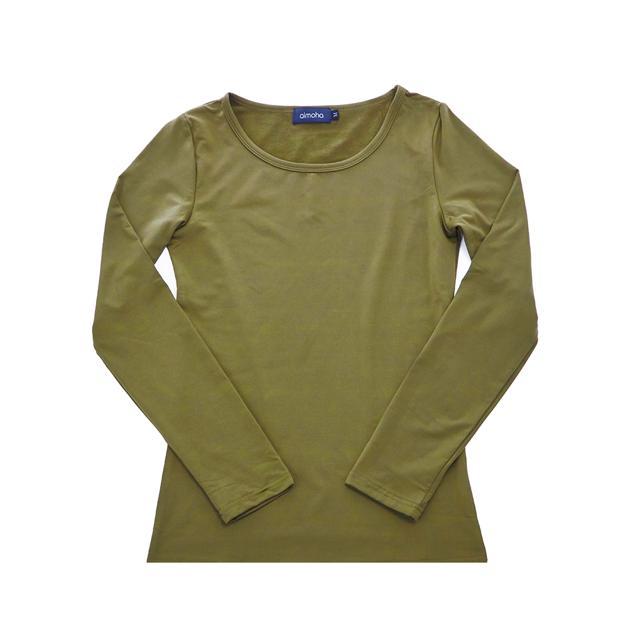 裏起毛 カットソー 大きいサイズ レディース 通販 あったか 暖か 暖かい インナー トップス タートルネック クルーネック Vネック ハイネック モコモコ 裏起毛 |  | 10