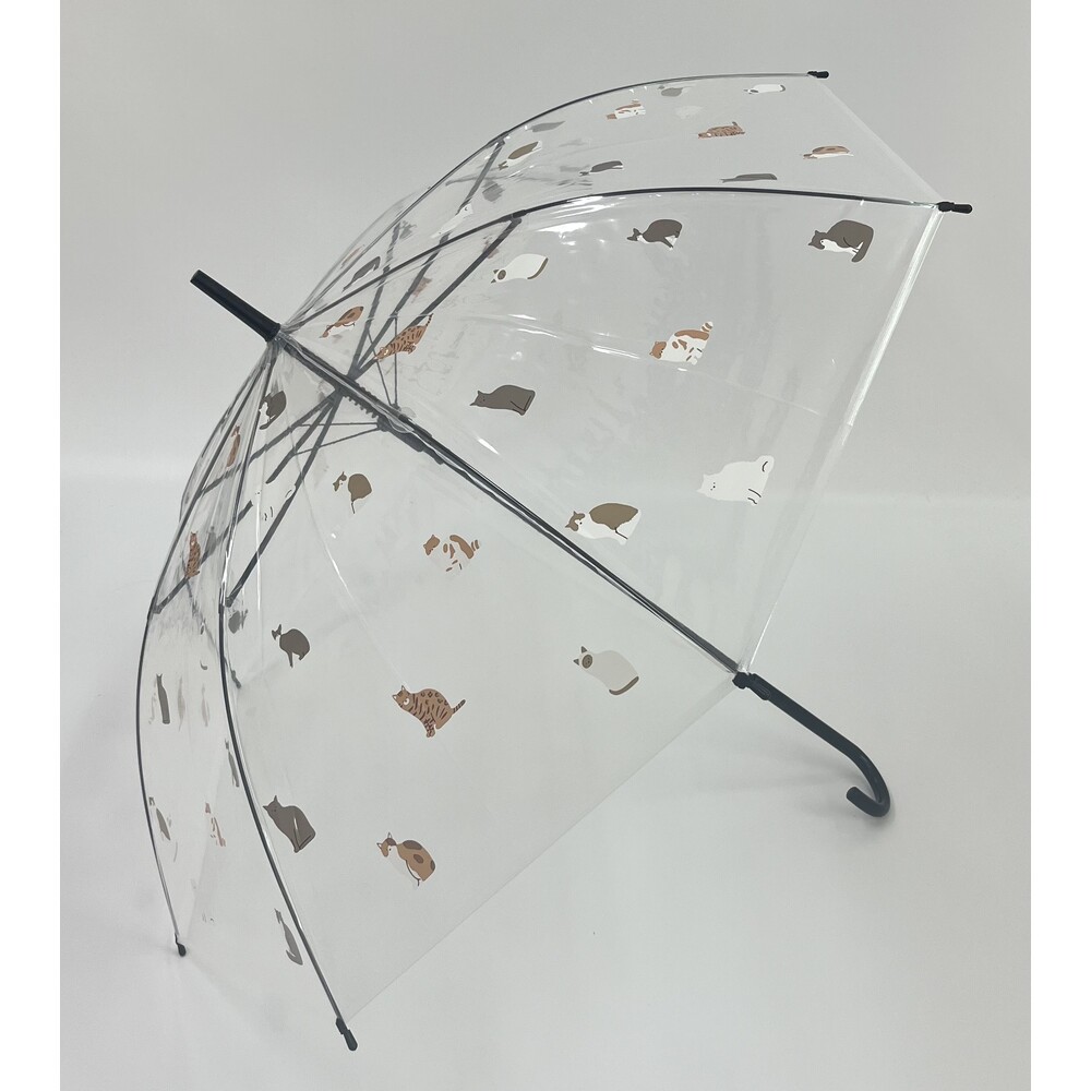 ビニール傘 レディース 通販 透明 傘 おしゃれ 長傘 耐風 雨傘 カサ かさ ビニール傘おしゃれ 58cm グラスファイバー骨 丈夫 ジャンプ ワンタッチ ビニール傘 |  | 06