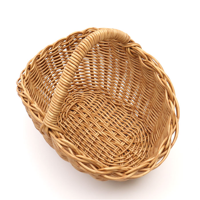 ユティル バスケット 通販 UTILE オーバルワンハンドルバスケット Sサイズ カゴ かご 籠 カゴバスケット 水洗い 洗える 持ち手付き 小物入れ ユティル |  | 09