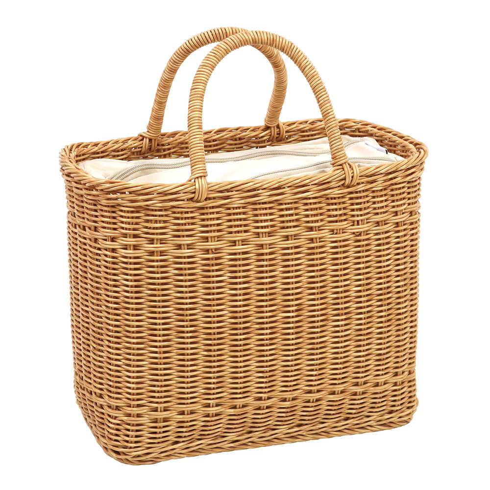 ユティル UTILE ユティル かごバッグ 通販 カゴバッグ ピクニッククーラーバッグ Lサイズ 籠バッグ ピクニックバッグ 手提げバッグ 保冷 保温 水洗い 洗える |  | 02