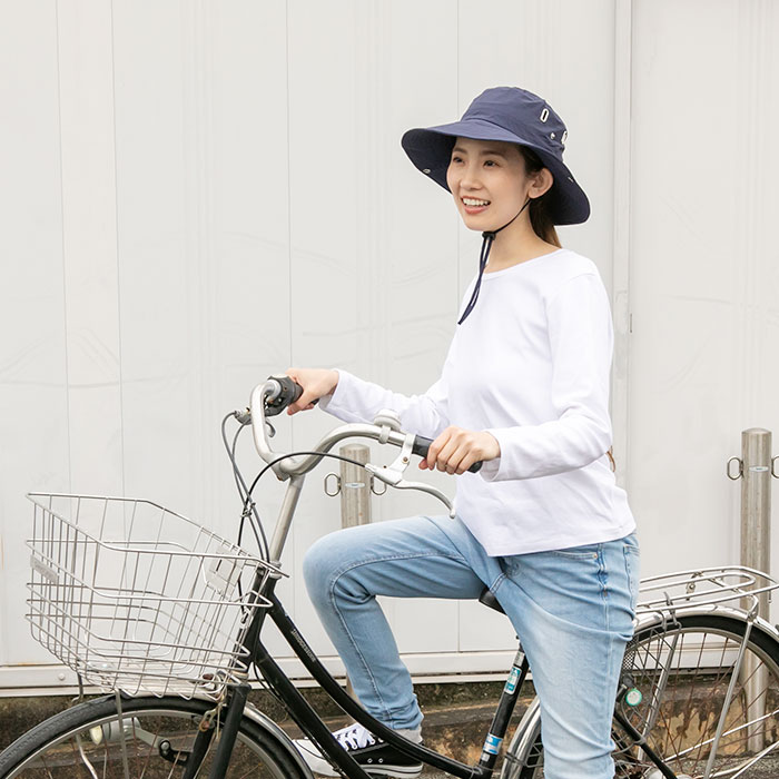 自転車 ヘルメット ハット型 通販 自転車用ヘルメット CE EN1078 UVつば広ハット 自転車ヘルメット 女性 大人 レディース おしゃれ かわいい 自転車 | BACKYARD FAMILY | 07