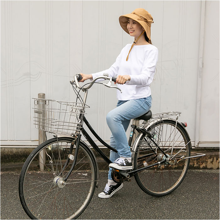 自転車 ヘルメット レディース ハット型 通販 帽子型ヘルメット ハット型ヘルメット 自転車用ヘルメット ヘルメット付帽子 帽子 ぼうし ハット UVハット 自転車 |  | 18