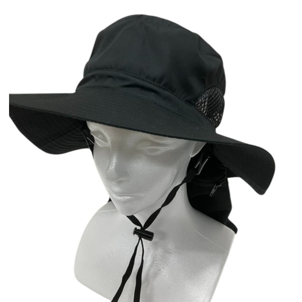 UVカット 帽子 レディース 日よけ 首の後ろ 通販 サファリハット 折りたたみ帽子 つば広帽子 撥水 おりたたみ 折りたたみ 夏 春 秋 アウトドア 運動会  UVカット | BACKYARD FAMILY | 02