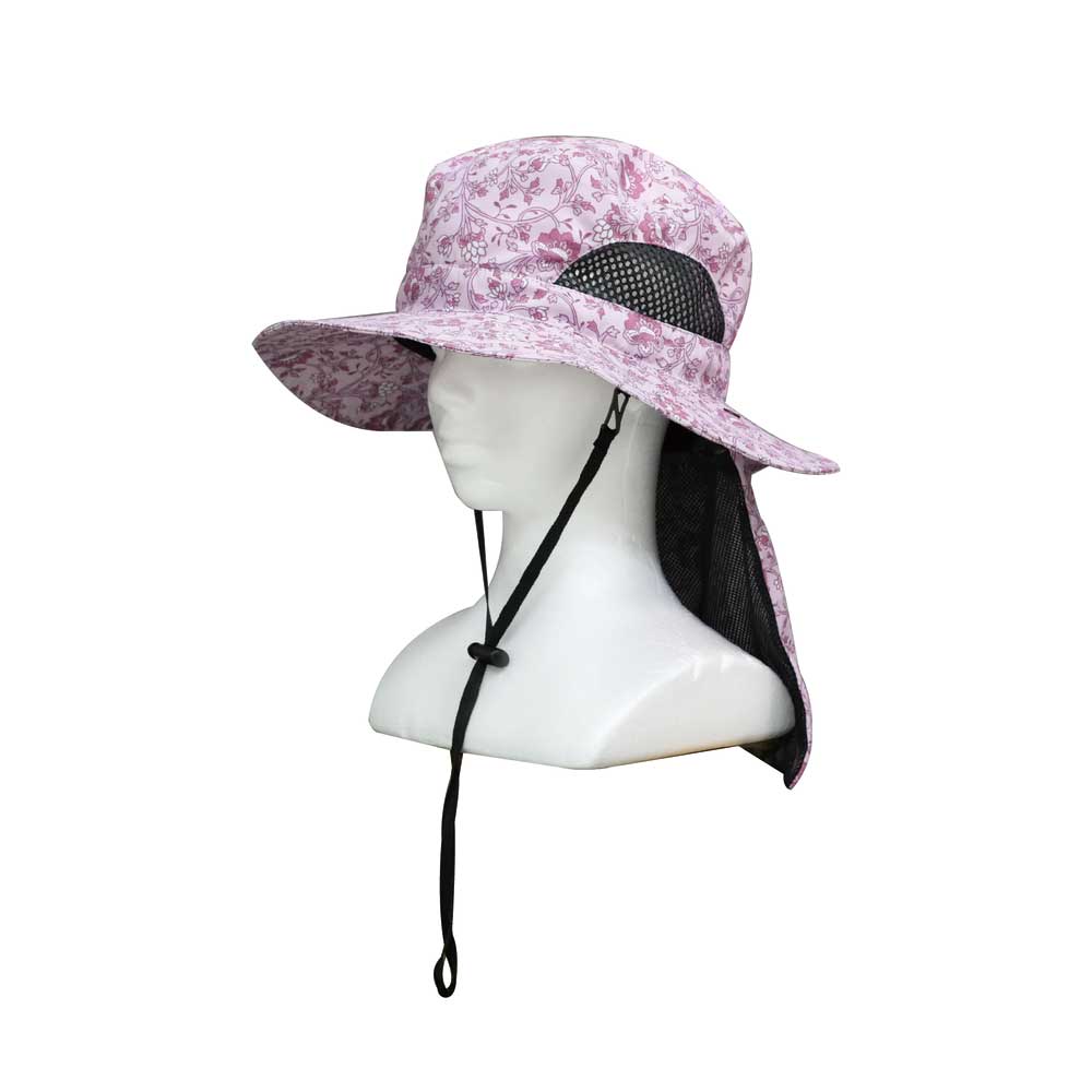 UVカット 帽子 レディース 日よけ 首の後ろ 通販 サファリハット 折りたたみ帽子 つば広帽子 撥水 おりたたみ 折りたたみ 夏 春 秋 アウトドア 運動会  UVカット | BACKYARD FAMILY | 05