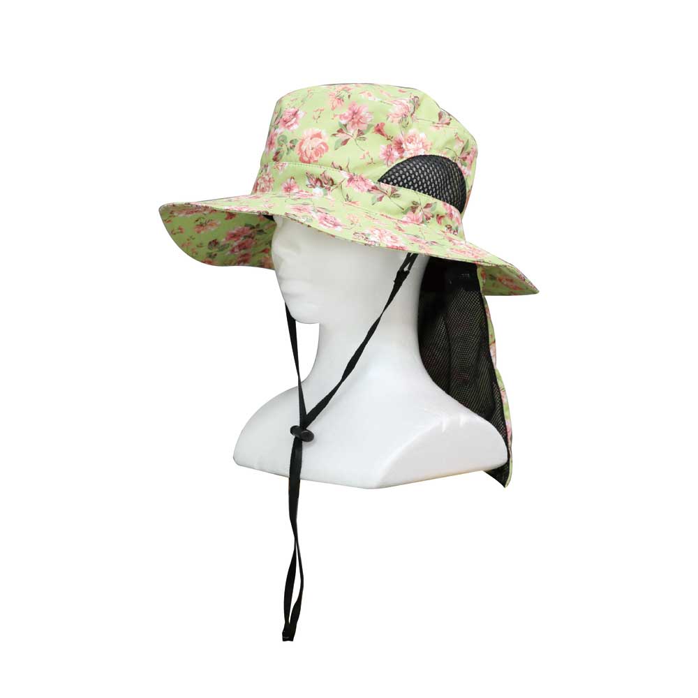UVカット 帽子 レディース 日よけ 首の後ろ 通販 サファリハット 折りたたみ帽子 つば広帽子 撥水 おりたたみ 折りたたみ 夏 春 秋 アウトドア 運動会  UVカット | BACKYARD FAMILY | 06