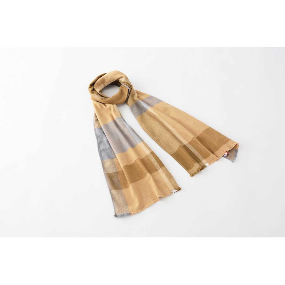 マフラー チェック レディース 通販 ストール スカーフ 今治 メンズ チェック柄 手洗い 洗える 洗濯 綿 コットン100% 日本製 冬小物 防寒 あたたかい マフラー |  | 02