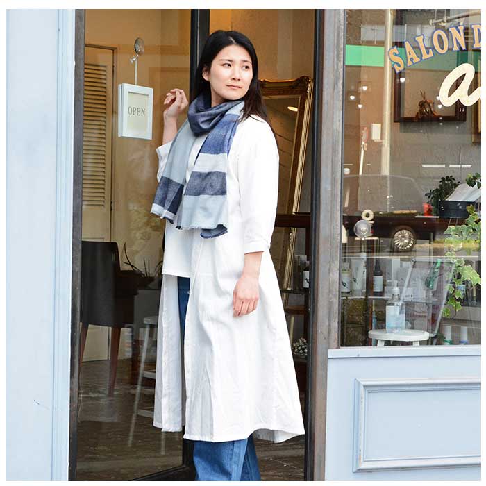 マフラー チェック レディース 通販 ストール スカーフ 今治 メンズ チェック柄 手洗い 洗える 洗濯 綿 コットン100% 日本製 冬小物 防寒 あたたかい マフラー |  | 13