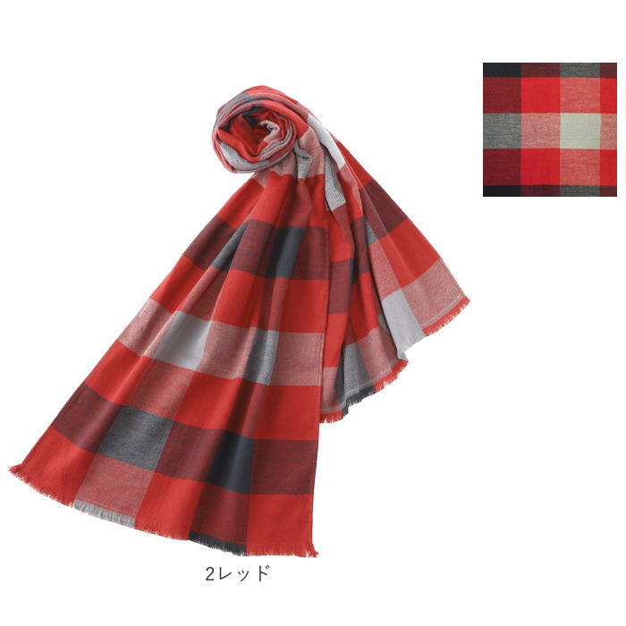 マフラー チェック レディース 通販 ストール スカーフ 今治 メンズ チェック柄 手洗い 洗える 洗濯 綿 コットン100% 日本製 冬小物 防寒 あたたかい マフラー |  | 13
