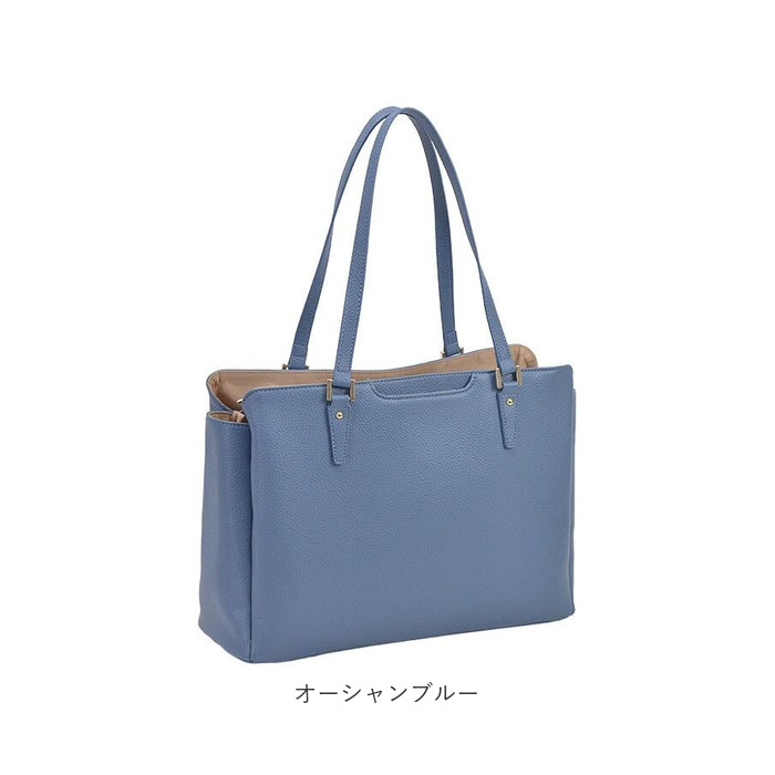 ビジネストートバッグ レディース 通販 トートバック 自立 する トート バッグ A4 a4 肩掛け 肩かけ カバン 鞄 ポケット多い ポケット多め ビジネストートバッグ_20