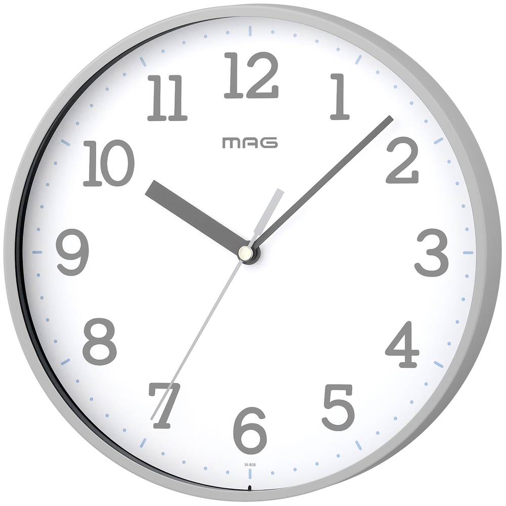 マグ MAG マグ 掛け時計 通販 掛時計 時計 クロック 壁掛時計 壁掛け時計 ウォールクロック アナログ 連続秒針 ノア精密 見やすい 乾電池 小ぶり 小さめ |  | 02