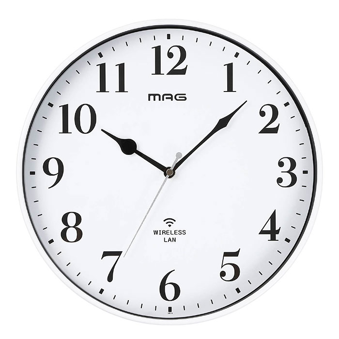 MAG マグ 掛時計 無線LAN 通販 掛け時計 連続秒針 ネット接続 時計 無線LAN掛け時計 壁掛け時計 無線LAN時計 クロック アナログ時計 mag 無線LAN掛時計 |  | 10