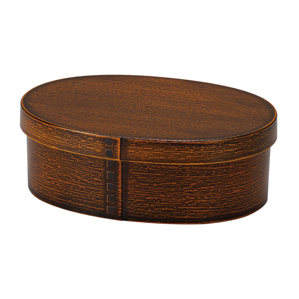 曲げわっぱ 弁当箱 レンジ対応 通販 小判弁当 わっぱ風 1段 抗菌 弁当箱 丸型 大きいサイズ ランチボックス 弁当 曲げわっぱ弁当 電子レンジ OK  曲げわっぱ |  | 01