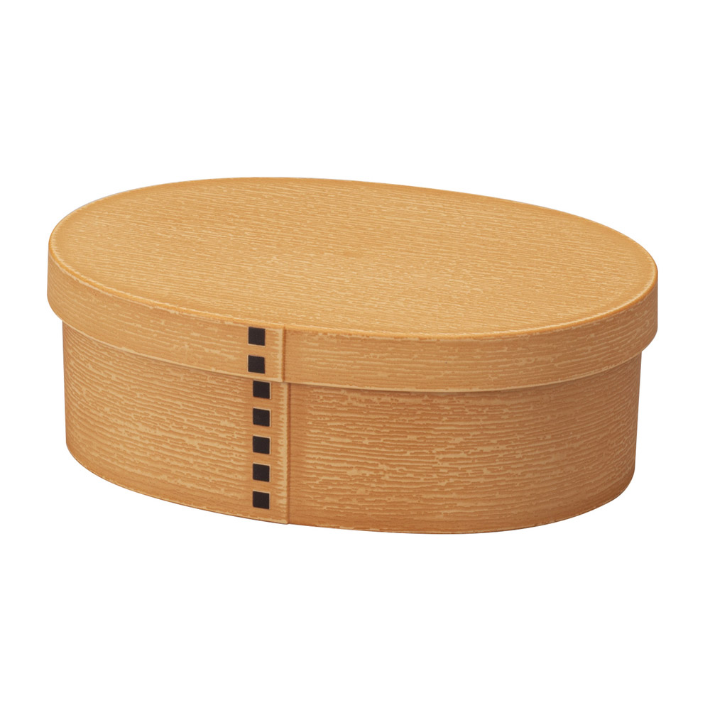 曲げわっぱ 弁当箱 レンジ対応 通販 小判弁当 わっぱ風 1段 抗菌 弁当箱 丸型 大きいサイズ ランチボックス 弁当 曲げわっぱ弁当 電子レンジ OK  曲げわっぱ | BACKYARD FAMILY | 01