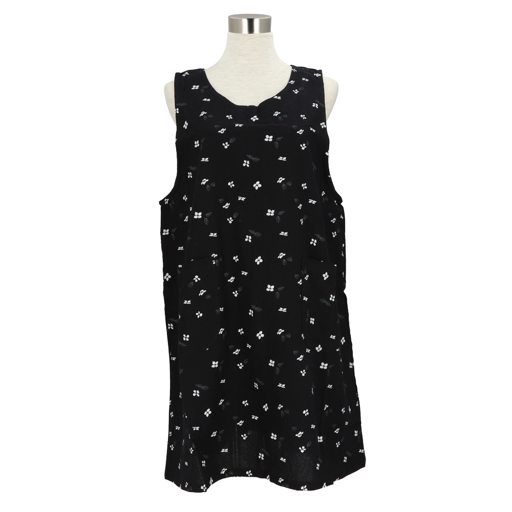 エプロン おしゃれ 通販 保育士 ショート丈 レディース 介護士 チュニック ラン型 かぶる だけ  かわいい 日用品 母の日 プレゼント ギフト エプロン | ミモザ | 05