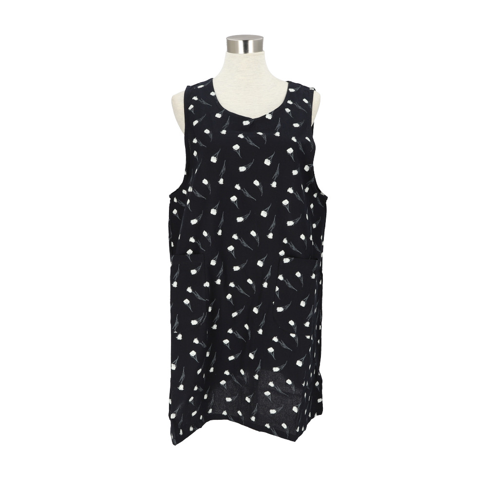 エプロン おしゃれ 通販 保育士 ショート丈 レディース 介護士 チュニック ラン型 かぶる だけ  かわいい 日用品 母の日 プレゼント ギフト エプロン | ミモザ | 11